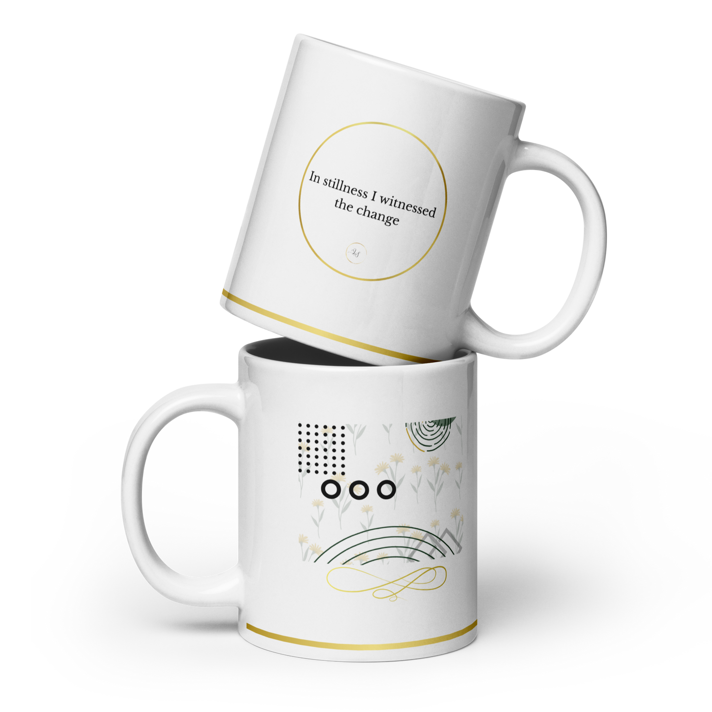 In Stillness I Change — Ceramic Mug