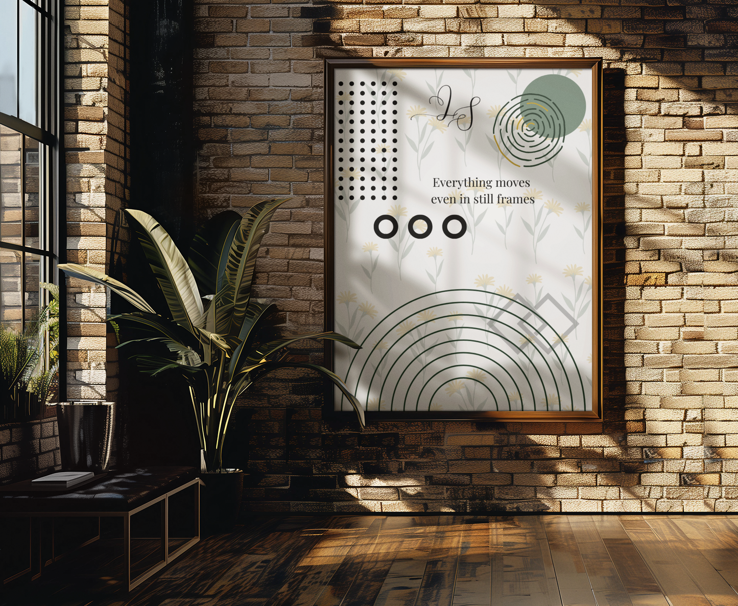 Everything Moves — Even in Still Frames
Minimalist Art Print