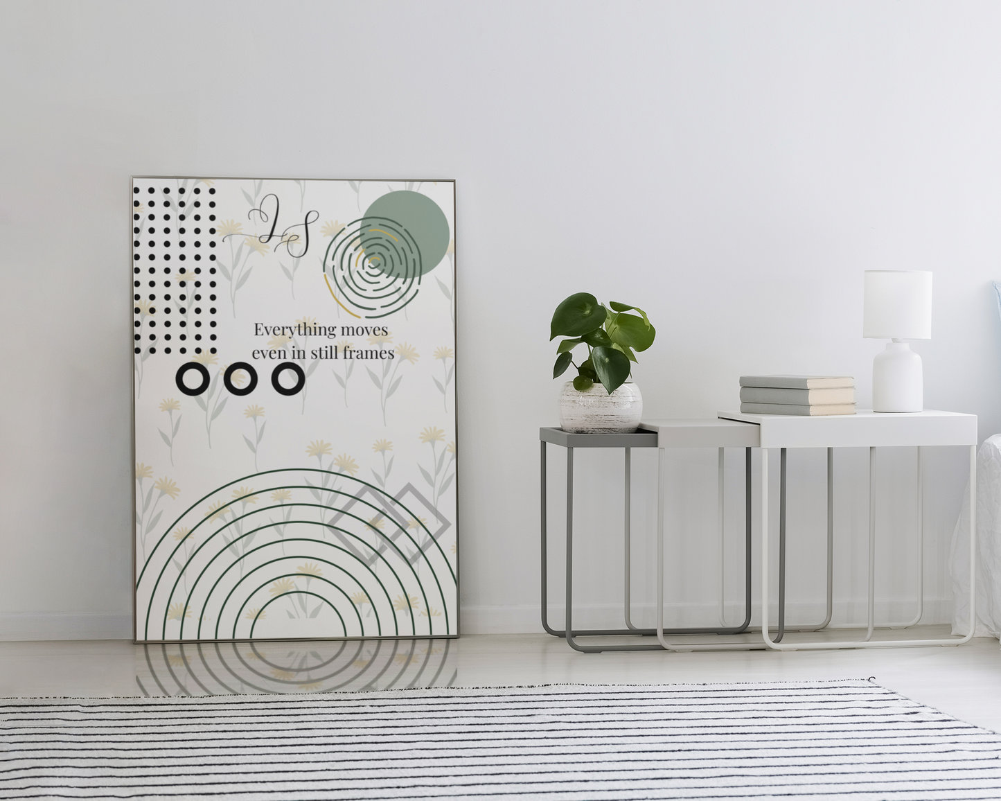 Everything Moves — Even in Still Frames
Minimalist Art Print