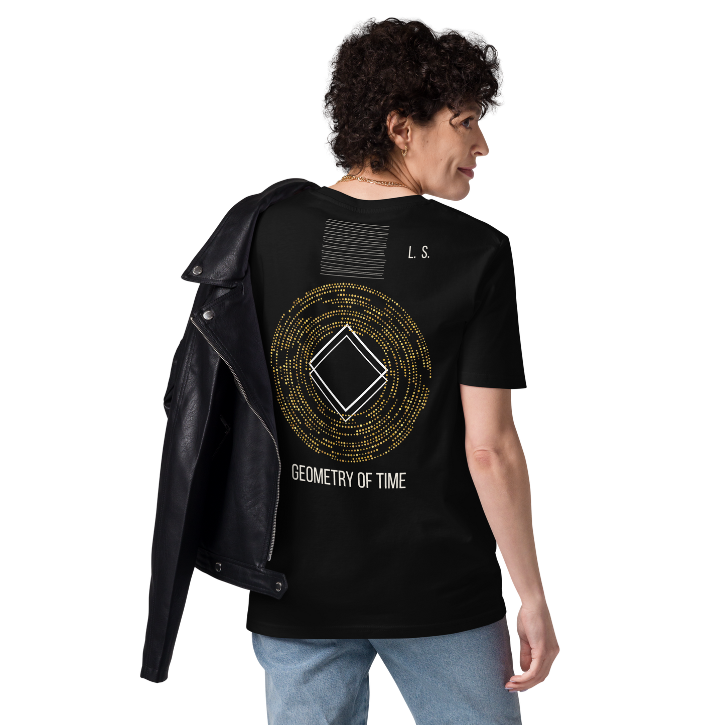 Geometry of Time — Unisex Organic Cotton T-Shirt