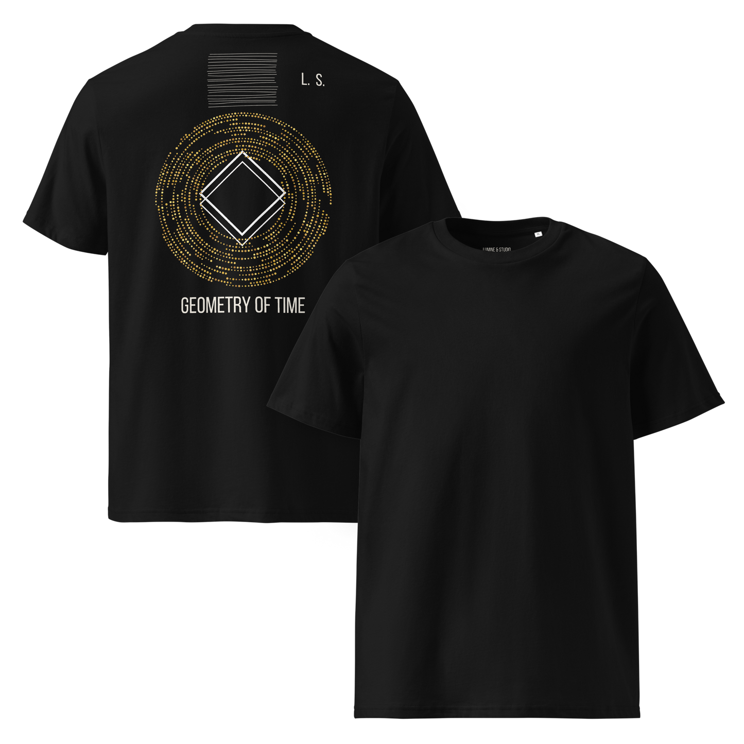 Geometry of Time — Unisex Organic Cotton T-Shirt