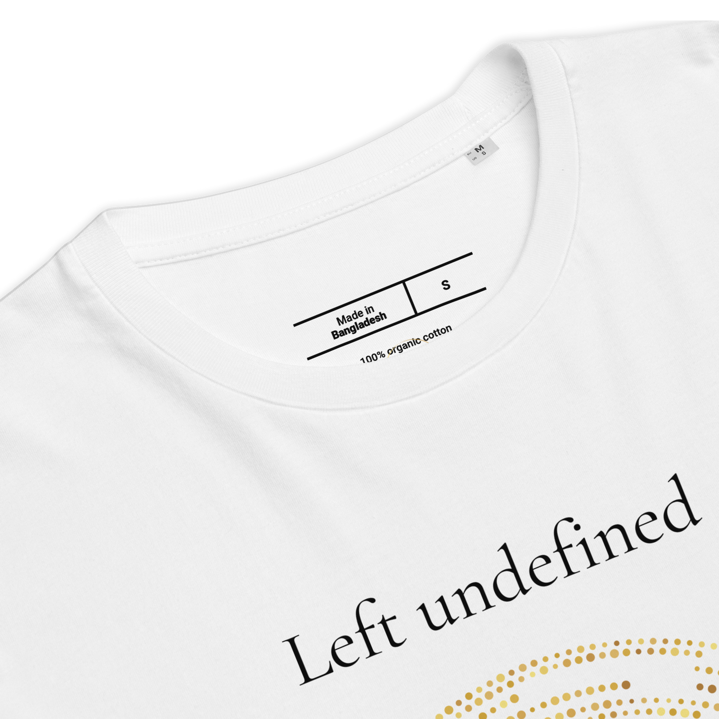 Left Undefined — Unisex Organic Cotton T-Shirt