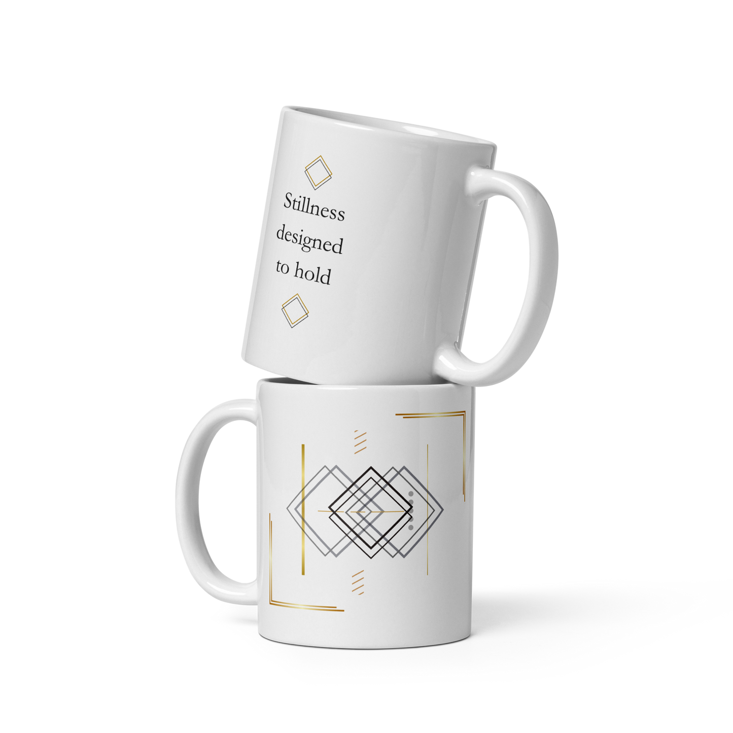 Stillness — White Glossy Mug