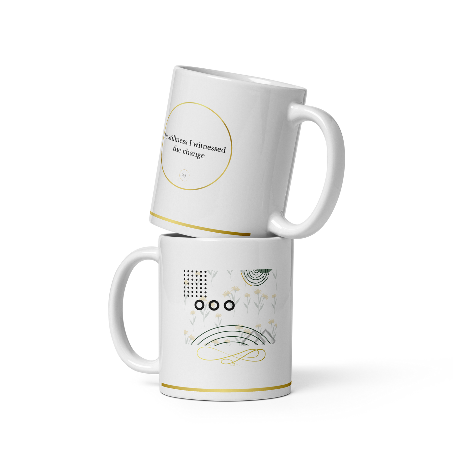In Stillness I Change — Ceramic Mug