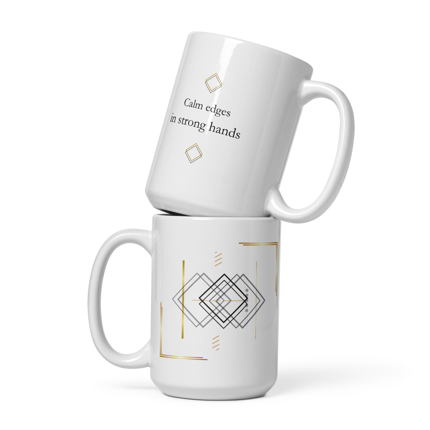 Calm Edges Mug | Minimalist Ceramic Mug