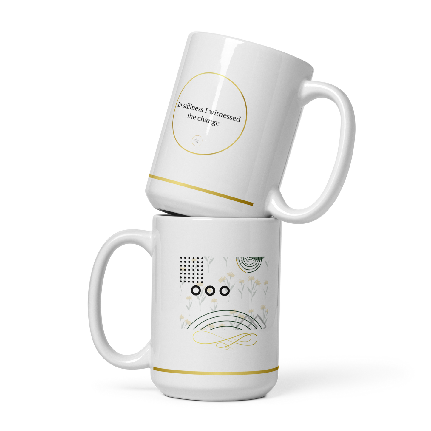 In Stillness I Change — Ceramic Mug