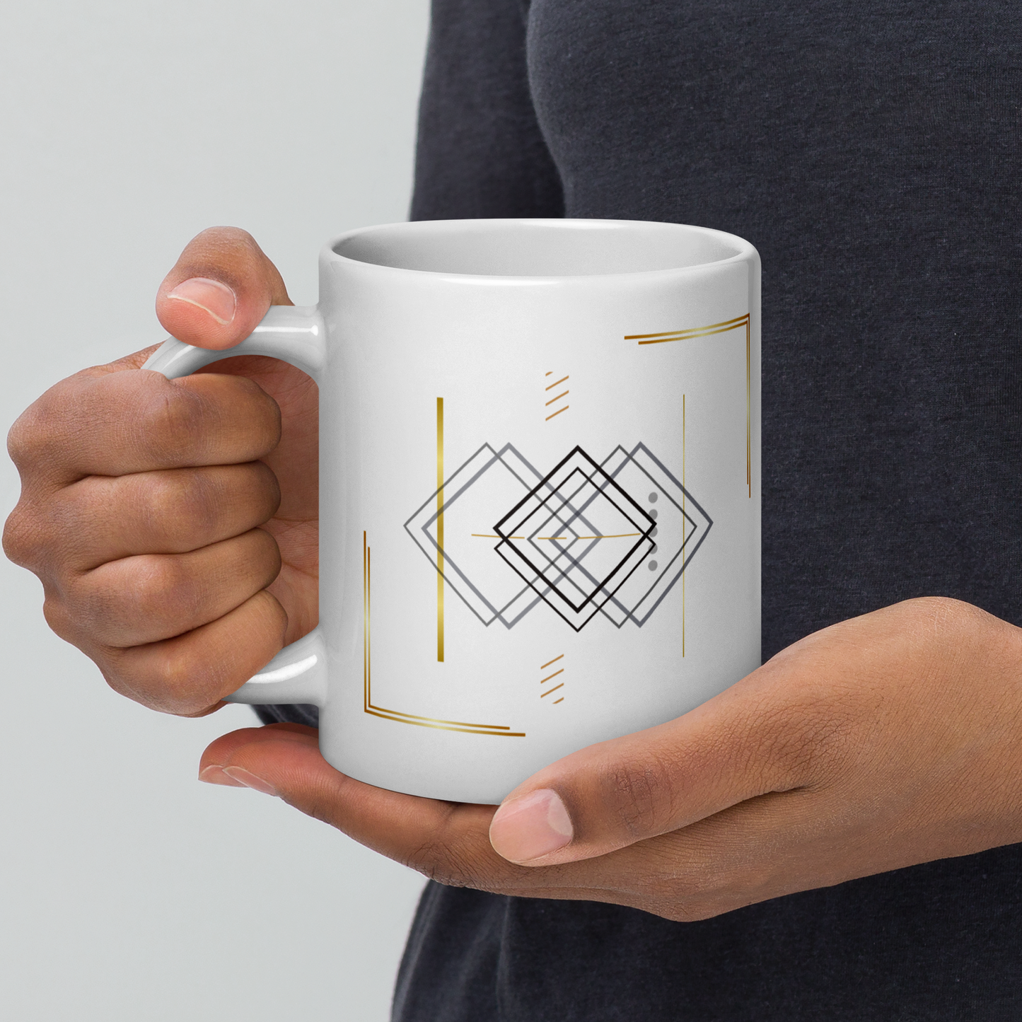 Stillness — White Glossy Mug