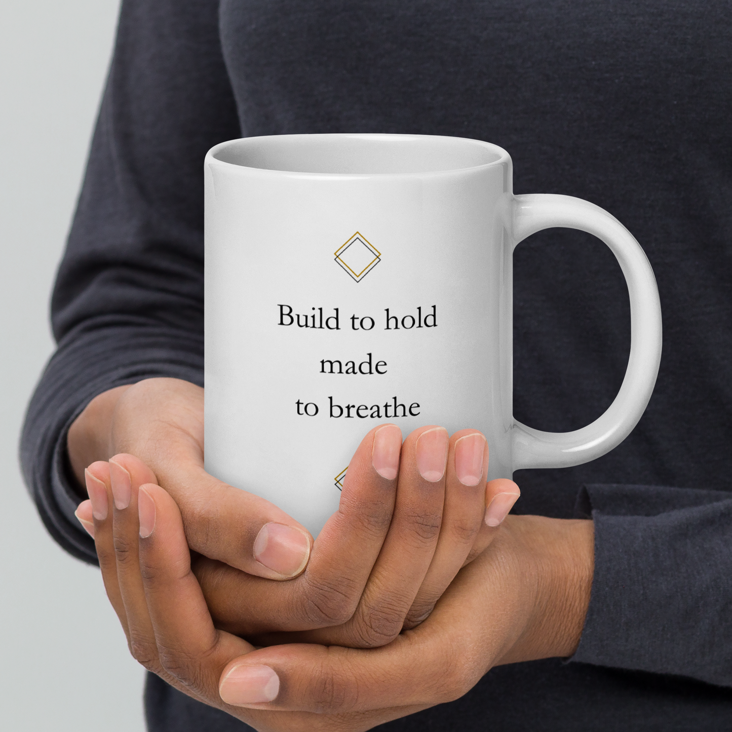 Build to Hold – Minimalist Ceramic Mug