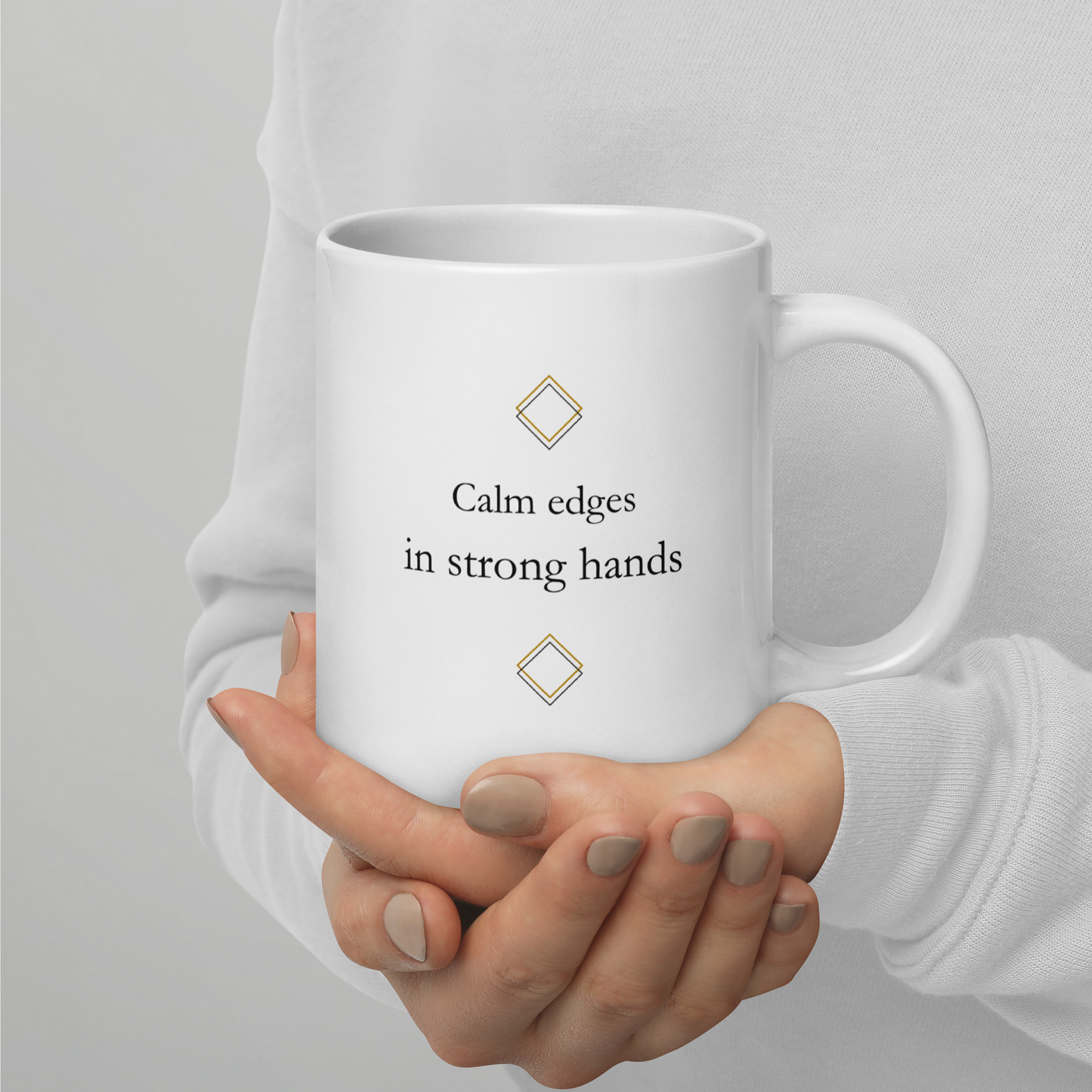 Calm Edges Mug | Minimalist Ceramic Mug