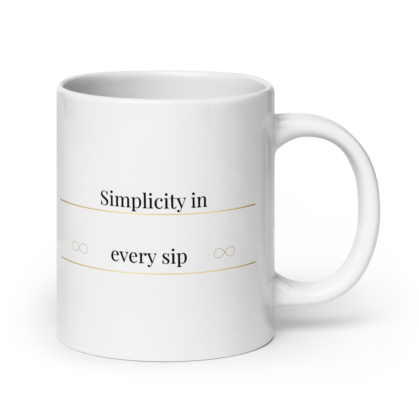 Simplicity Mug – Minimalist Ceramic Coffee & Tea Mug