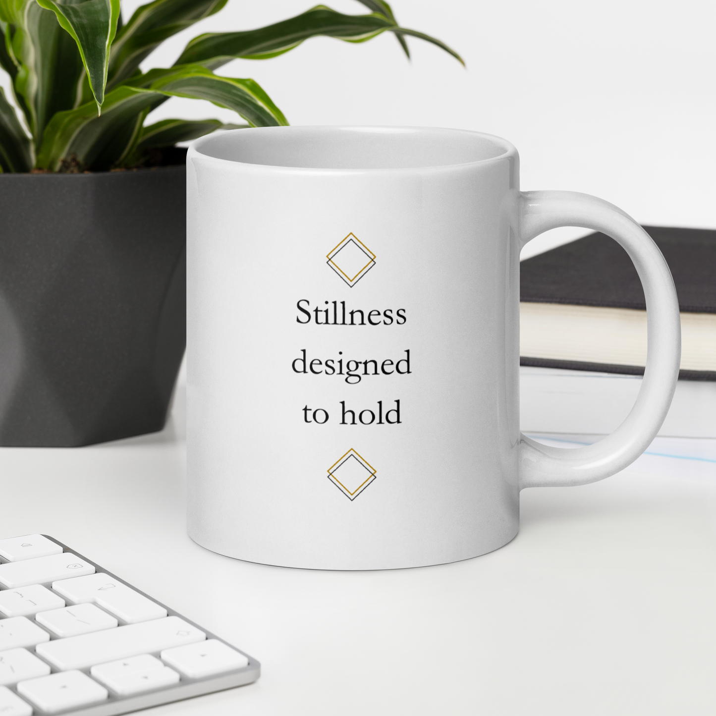 Stillness — White Glossy Mug